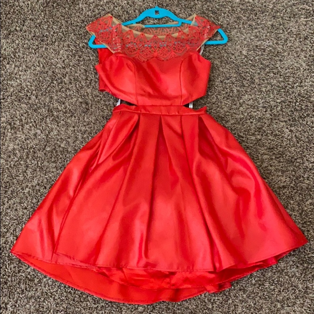 Red dress
